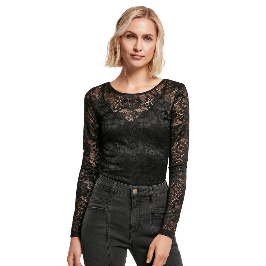 URBAN CLASSICS  Body Manches Longues Motiftyle Lacets 