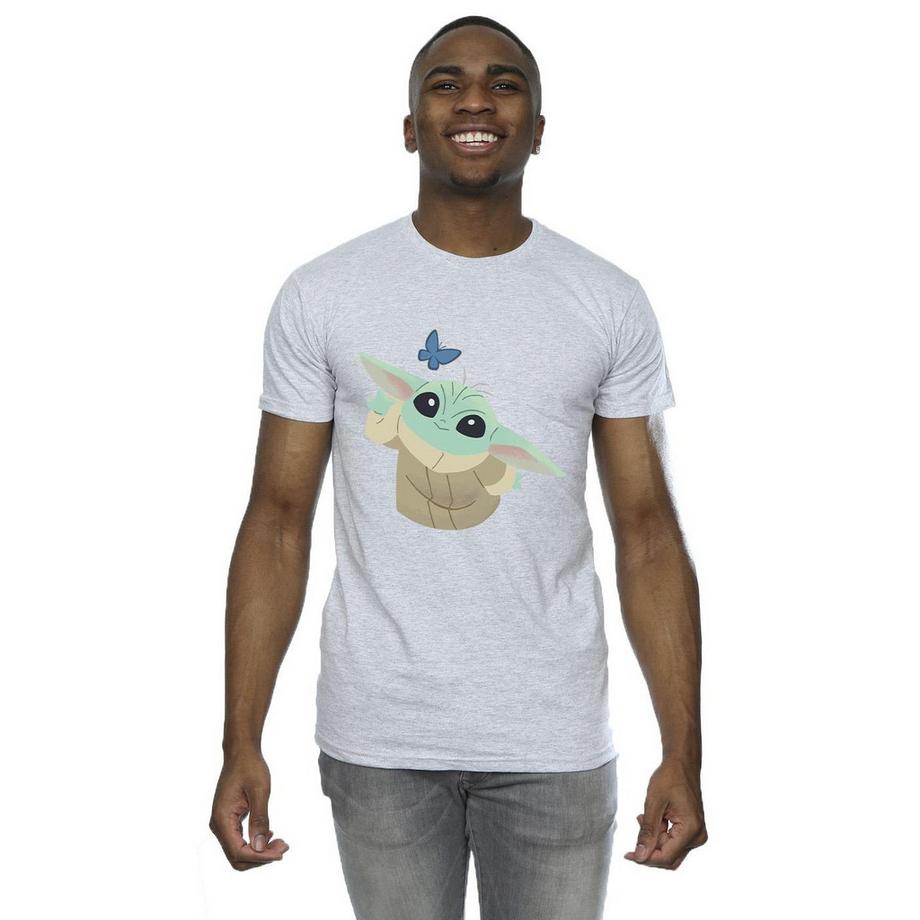 STAR WARS  The Mandalorian Butterfly Catching T-Shirt 