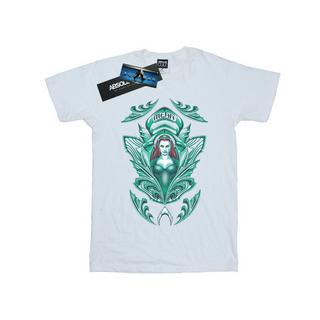 DC COMICS  Tshirt AQUAMAN MERA CREST 