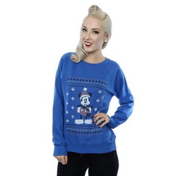 Mickey Mouse Scarf Christmas Sweatshirt
