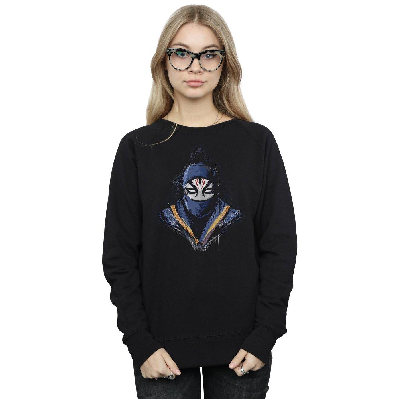 MARVEL  ShangChi And The Legend Of The Ten Rings Razor Fist Masked Paint Sweatshirt 