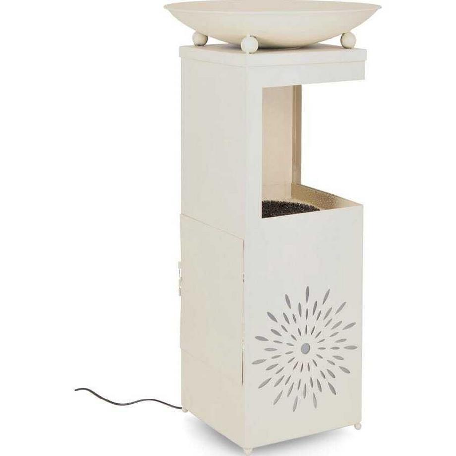 mutoni Fontaine de jardin Yuki avec lumière LED blanche 40x40  