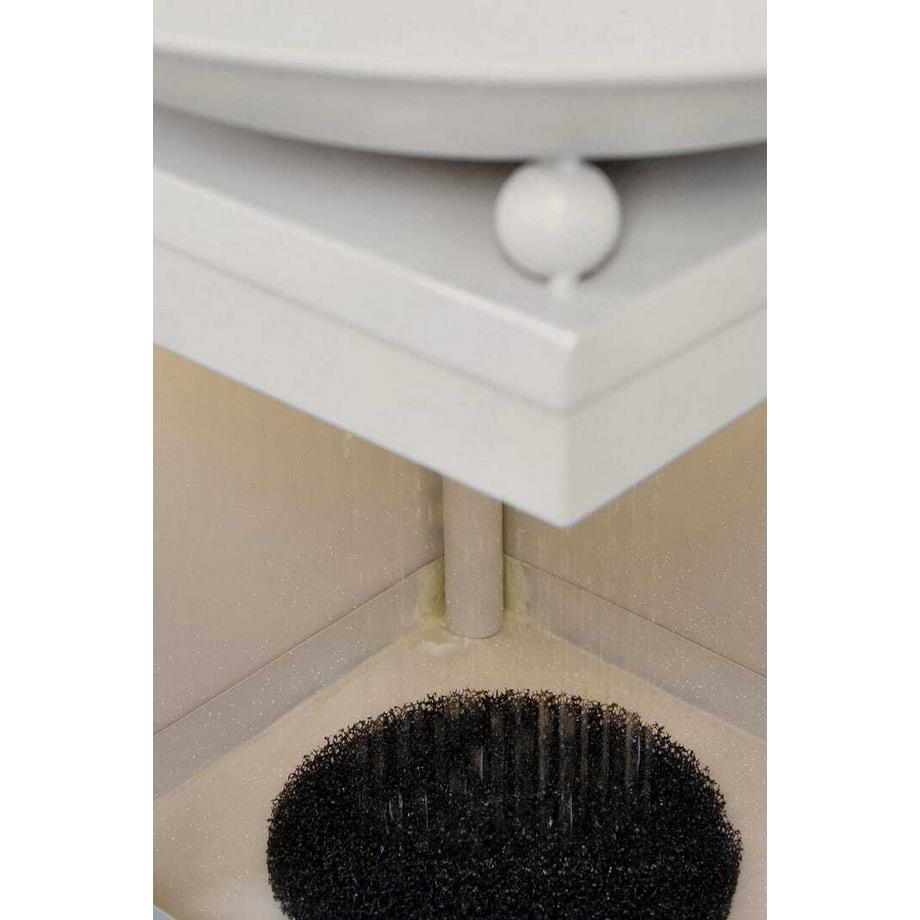 mutoni Fontaine de jardin Yuki avec lumière LED blanche 40x40  