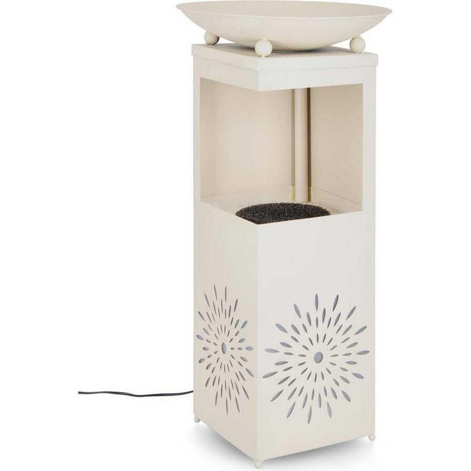 mutoni Fontaine de jardin Yuki avec lumière LED blanche 40x40  