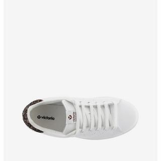 Victoria  sneakers piel & glitter 