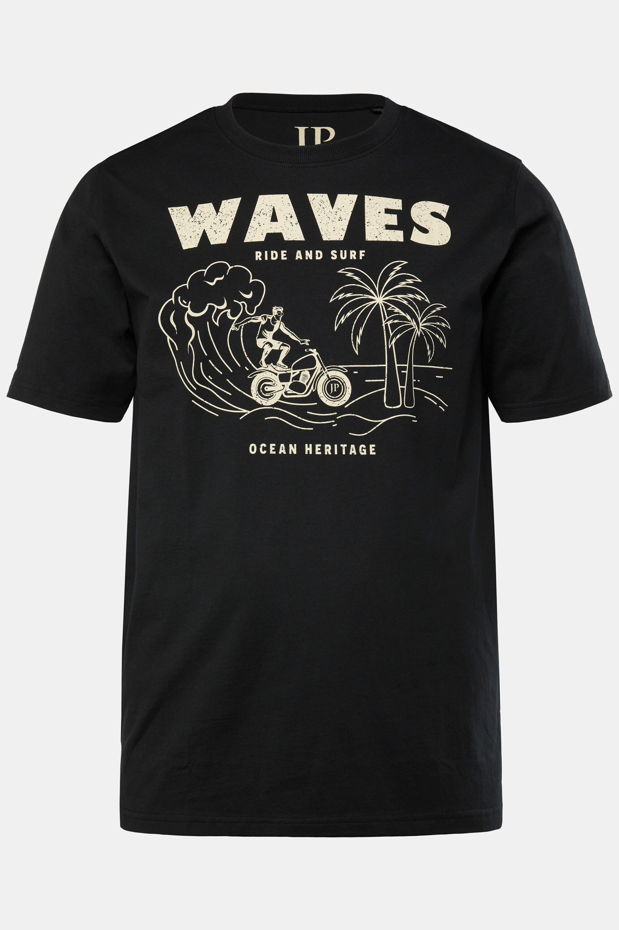 JP1880 Halbarm T-Shirt mit Brustprint  