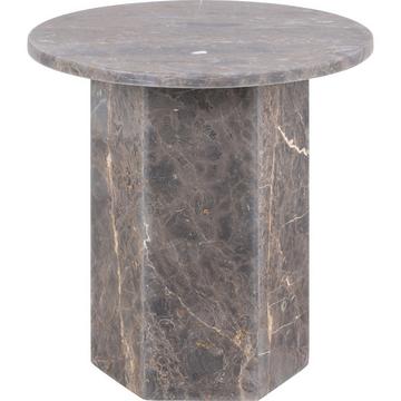 Table d'appoint Paxos marbre marron 50