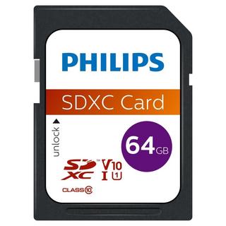 PHILIPS  Carte mémoire SDXC  Class 10 64 Go 