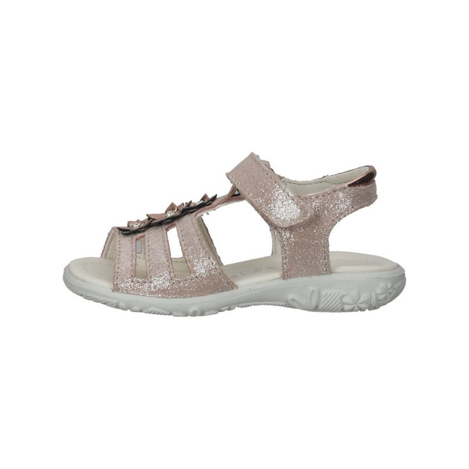Ricosta Glitzer-Sandalen mit Blumenapplikation  