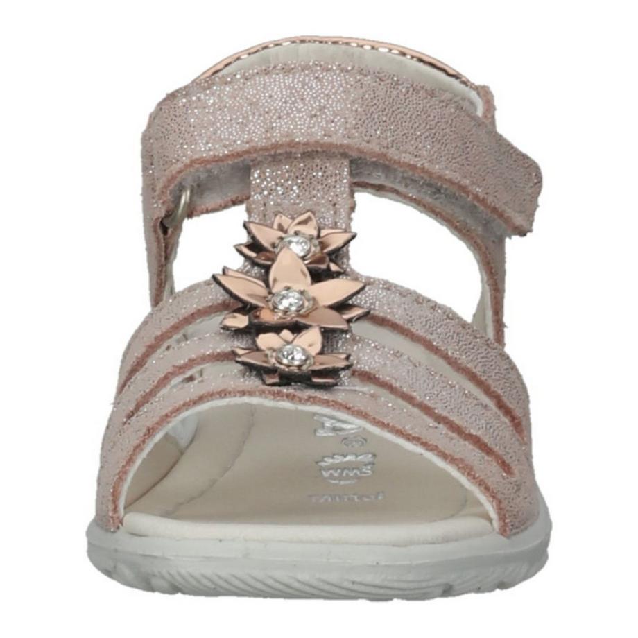 Ricosta Glitzer-Sandalen mit Blumenapplikation  