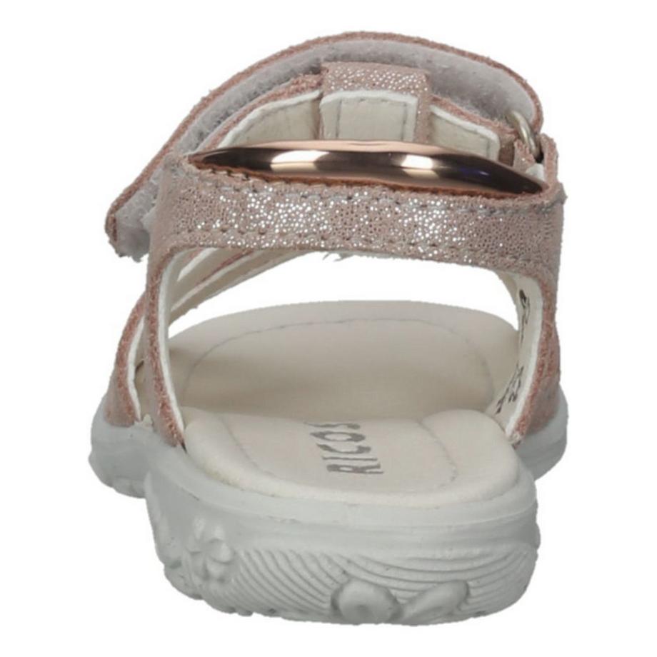 Ricosta Glitzer-Sandalen mit Blumenapplikation  