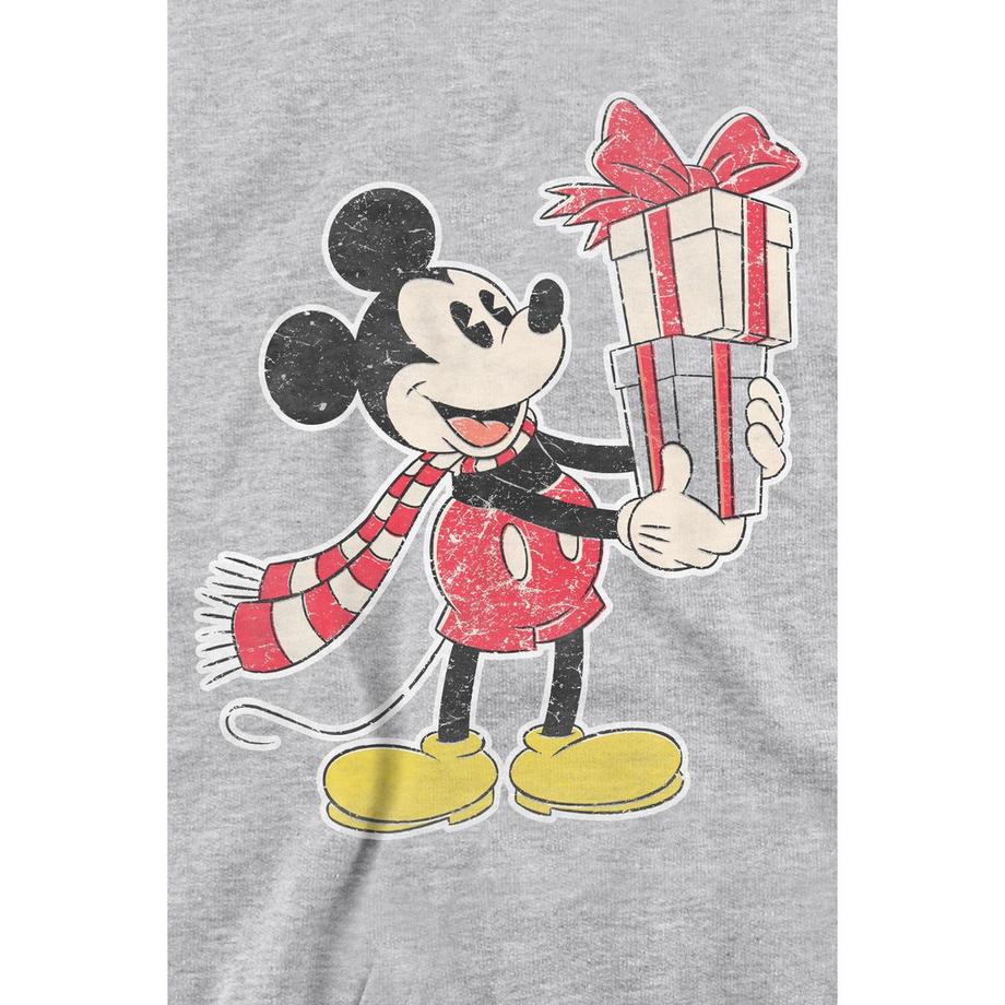Disney Mickey Mouse Weihnachtliches Design Sweatshirt  
