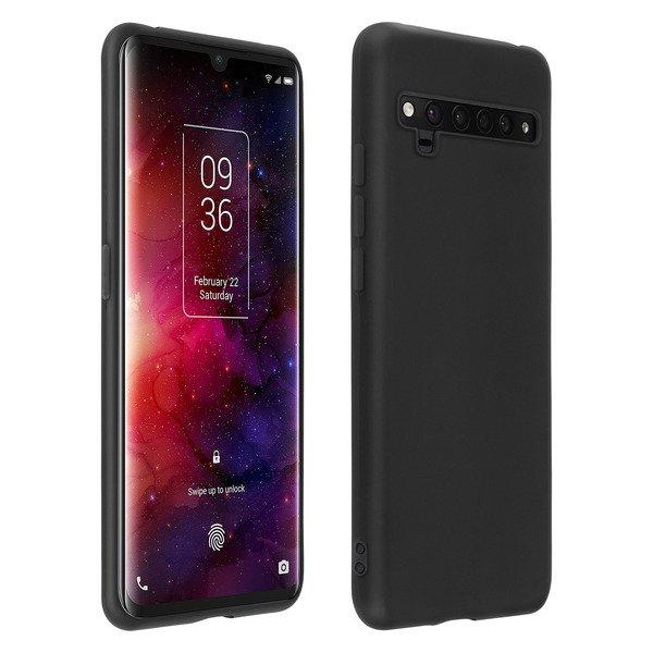 Avizar  Coque TCL 10 Pro fine en Silicone Noir 