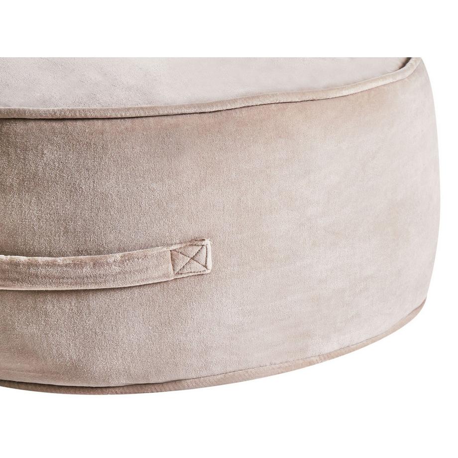 Beliani Pouf en Velluto Retrò YULLE  