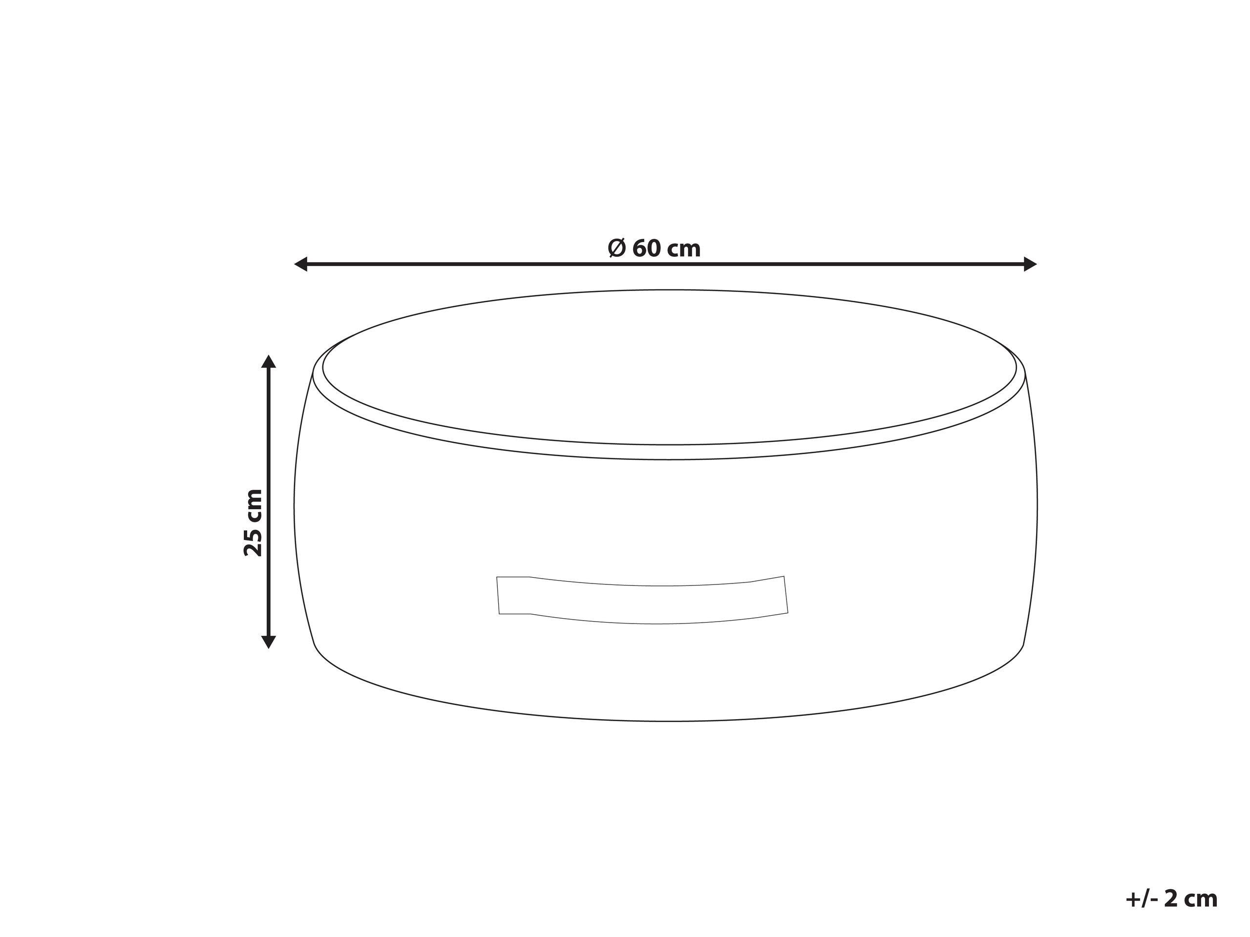 Beliani Pouf Retro YULLE  