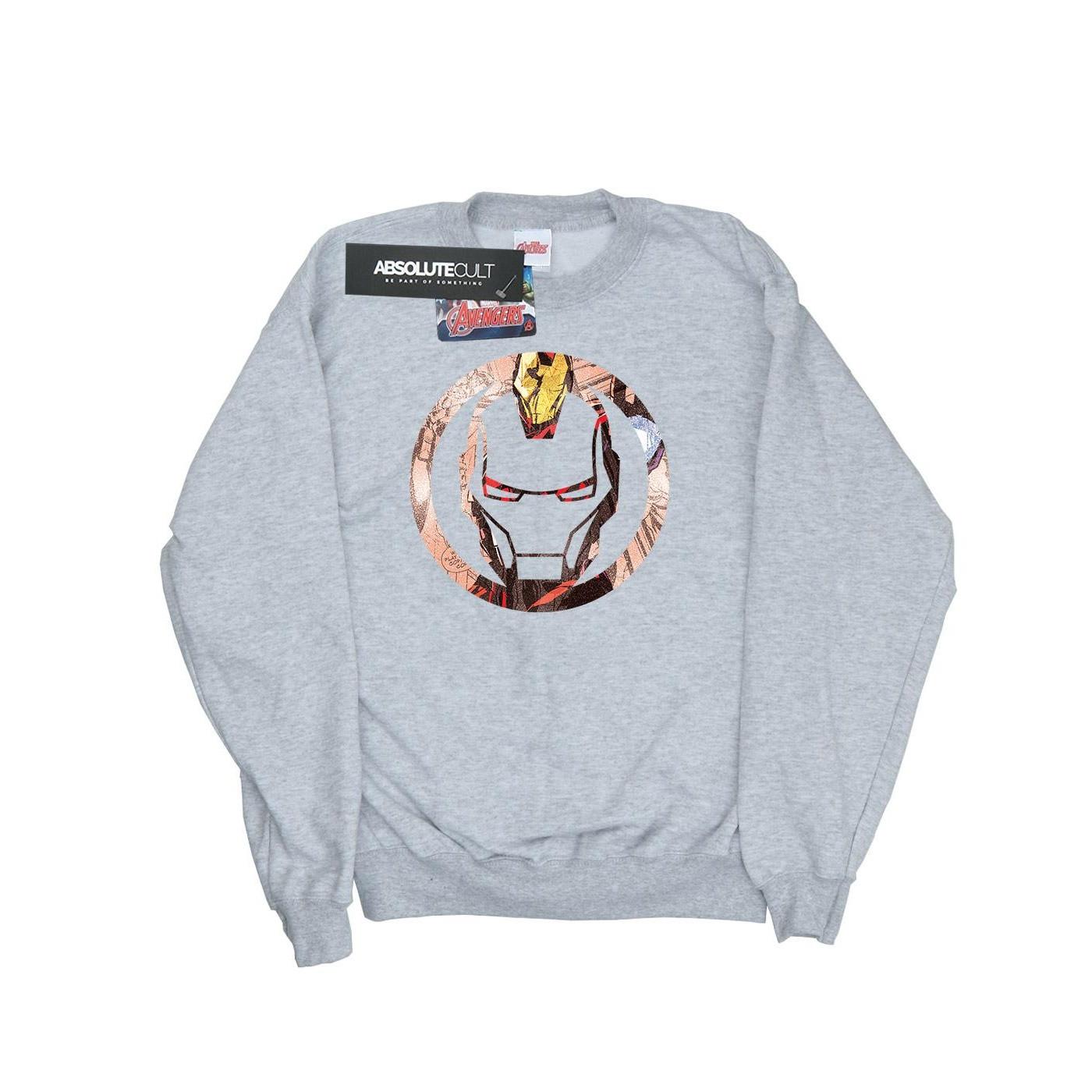 MARVEL  Iron Man Montage Symbol Sweatshirt 