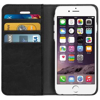 Avizar  Etui simili cuir Noir iPhone 6 et 6s 