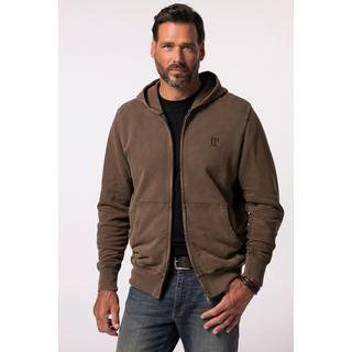 JP1880  Hoodiejacke, Homewear, Vintage Look, Kapuze 