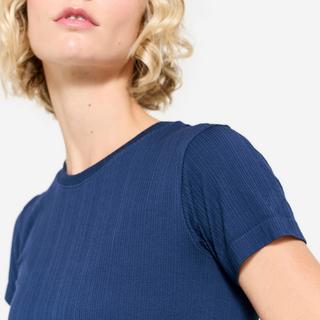 KIMJALY  T-shirt maniche corte donna aderente poliammide 