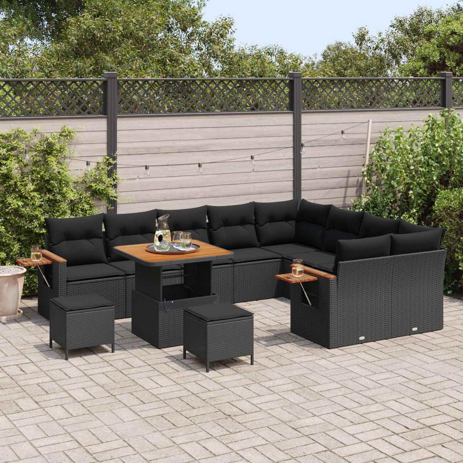 VidaXL Set Divano da Giardino Polyrattan  