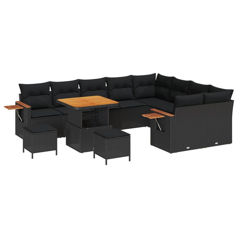 VidaXL Set Divano da Giardino Polyrattan  