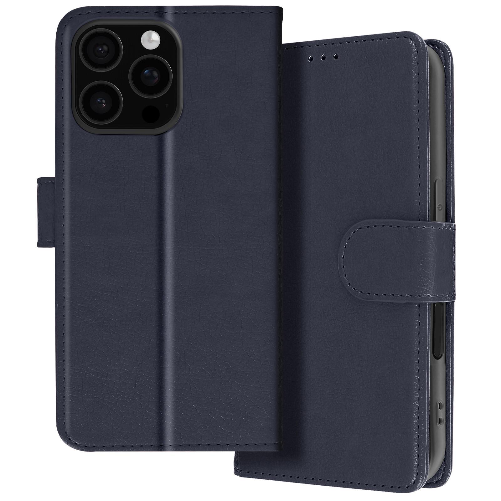 Avizar  Étui Clapet iPhone 16 Pro Max Bleu Nuit 