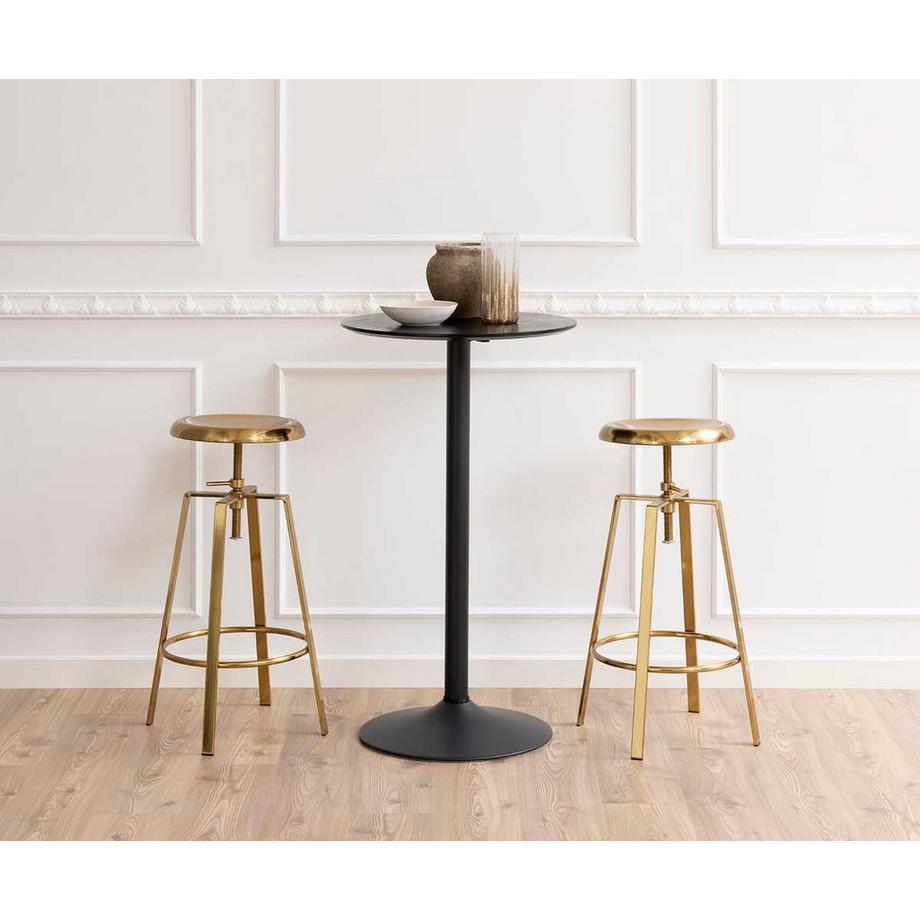 mutoni Barhocker Gans Metall gold  