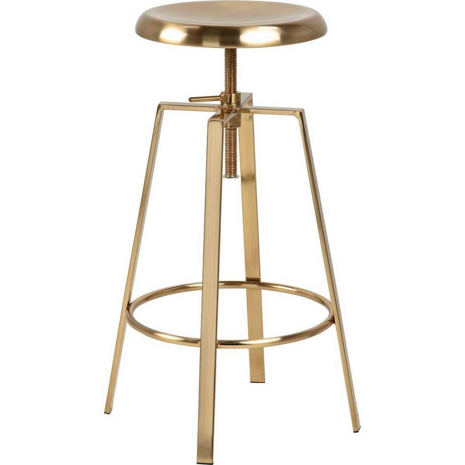 mutoni Barhocker Gans Metall gold  