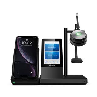 Yealink  Yealink WH66 Mono UC Systèmes de conférences audio personnelle Sans fil Arceau Bureau/Centre d'appels USB Type-A Bluetooth Socle de chargement Noir 