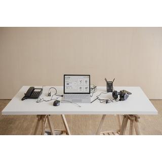 Yealink  Yealink WH66 Mono UC Systèmes de conférences audio personnelle Sans fil Arceau Bureau/Centre d'appels USB Type-A Bluetooth Socle de chargement Noir 