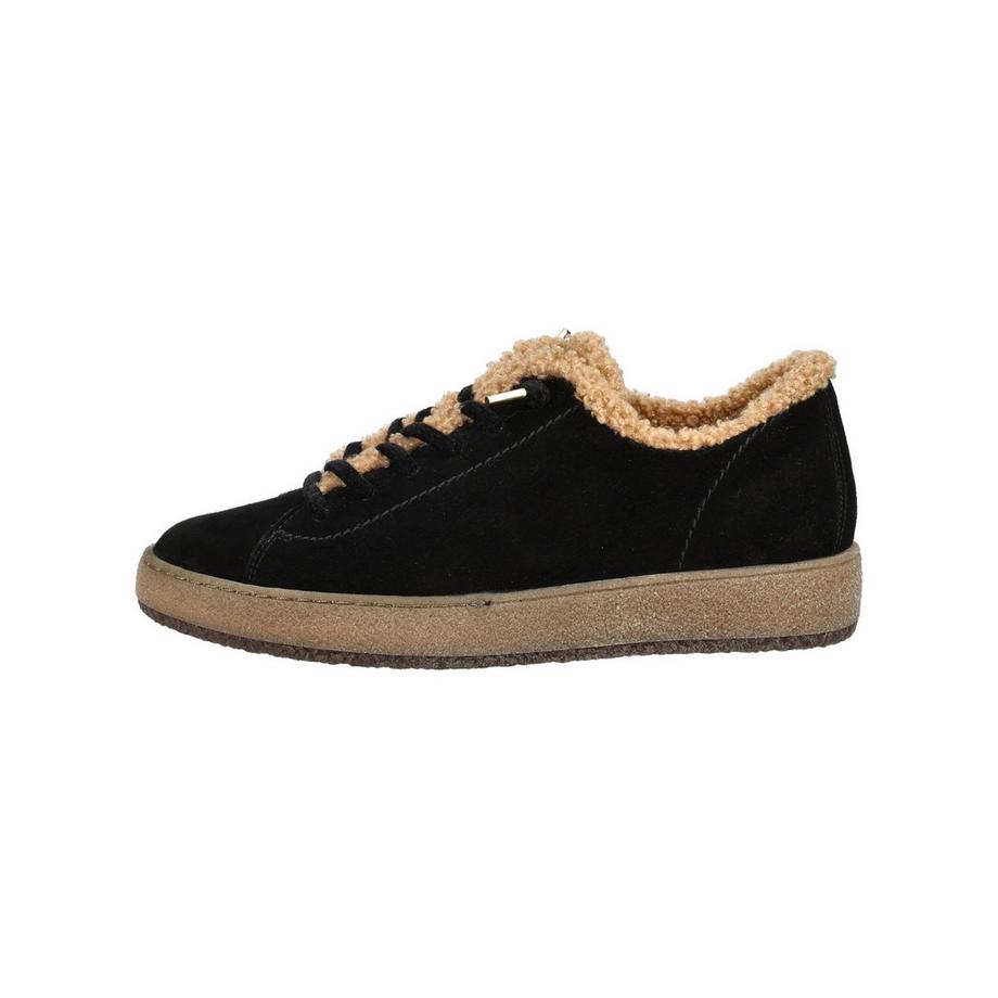 Paul Green Sneaker in camoscio con fodera in pelliccia sintetica  