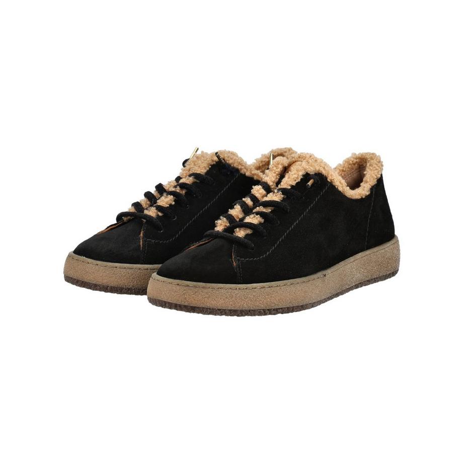 Paul Green Sneaker in camoscio con fodera in pelliccia sintetica  