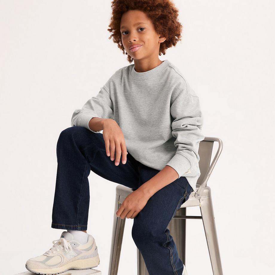 Sweat col rond en molleton