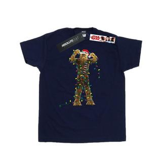 STAR WARS Star Wars Chewbacca Christmas Lights T-Shirt  