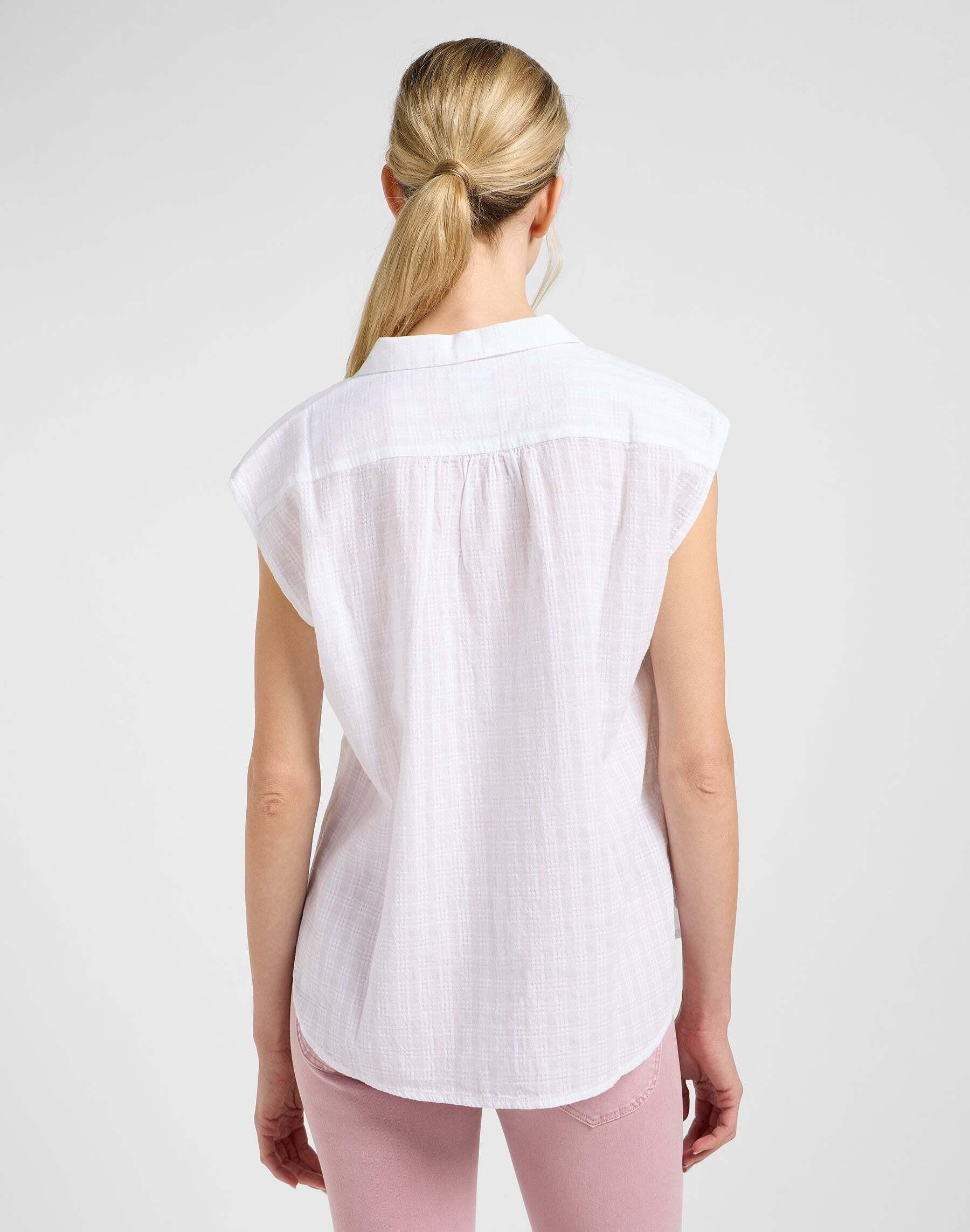 Lee Kurzarm Bluse Kariert  