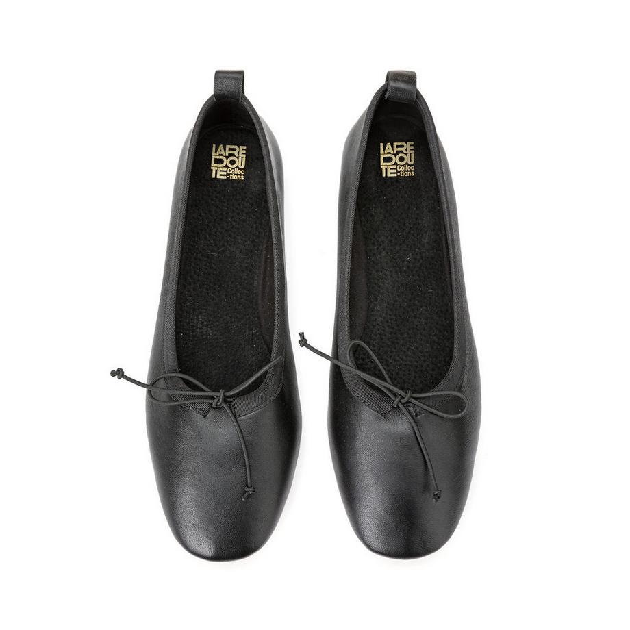 La Redoute Collections Ballerine in pelle con fiocco  