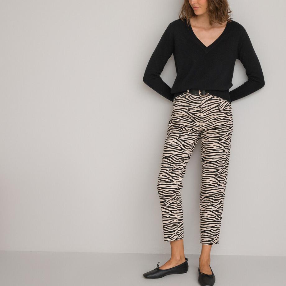 La Redoute Collections Ballerine in pelle con fiocco  