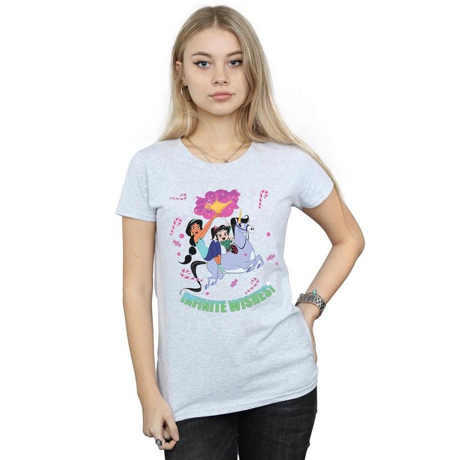 Disney Wreck It Ralph And Vanellope bedrucktes T-Shirt  