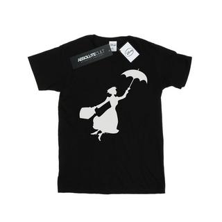 Disney Mary Poppins Silhouette T-Shirt Stampata  