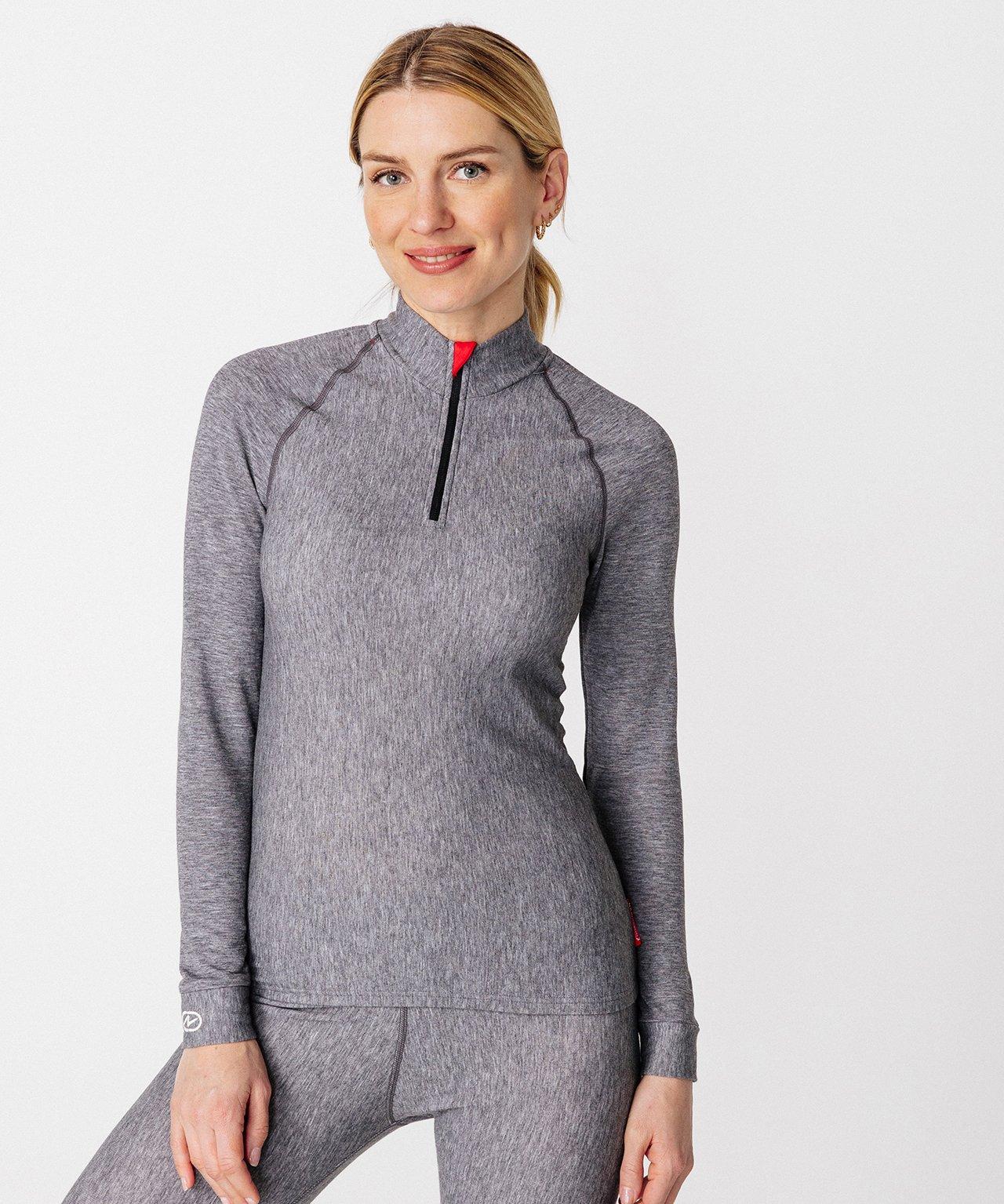 Love2Mi 3er Pack Stillshirts Damen - Langarm Mit Reißverschluss Für Winter