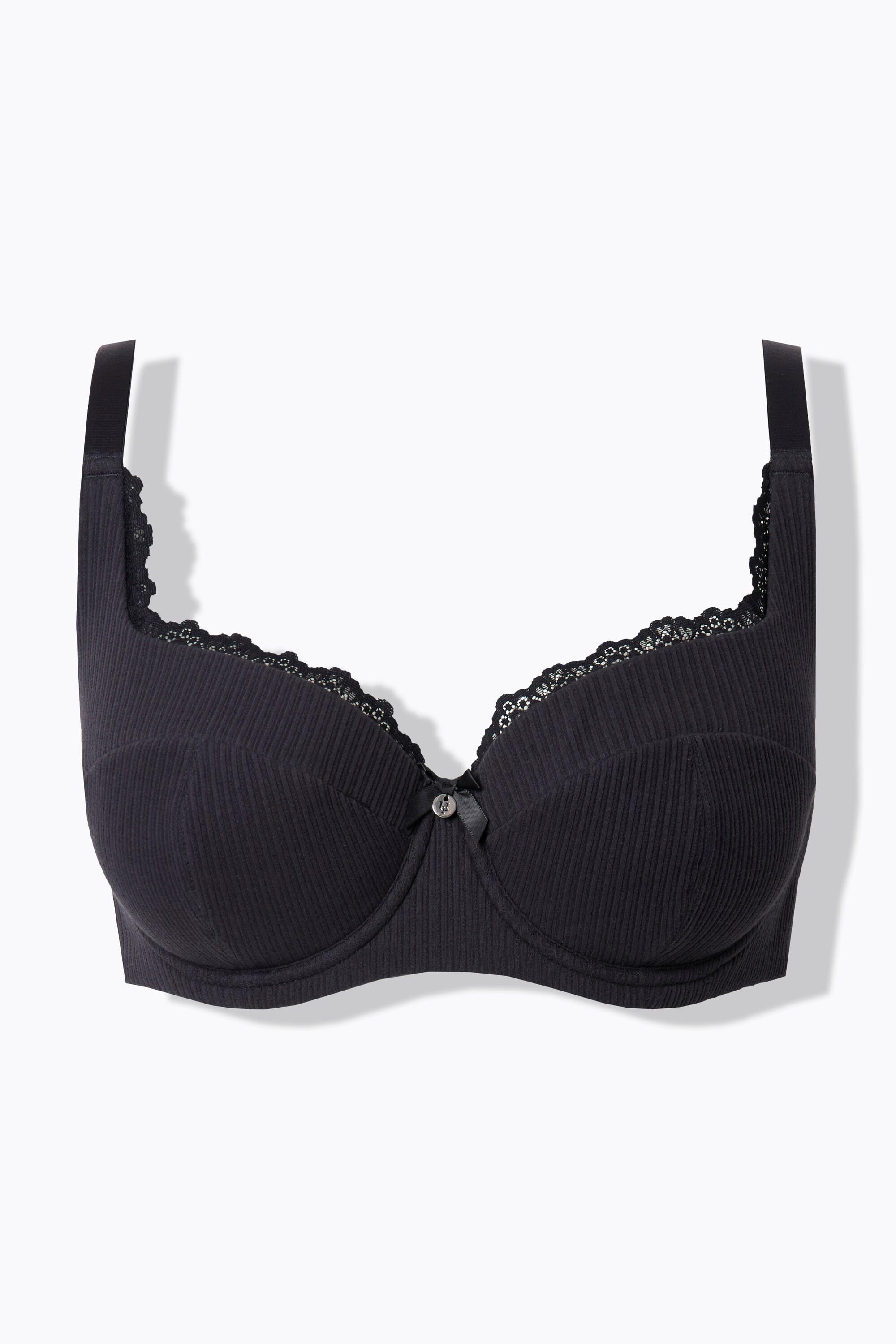 Ulla Popken Soutien-gorge balconnet Coques souples Ajour  