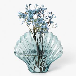 Doiy Design Vase Seashell Blue  