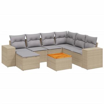 Garten sofagarnitur poly-rattan