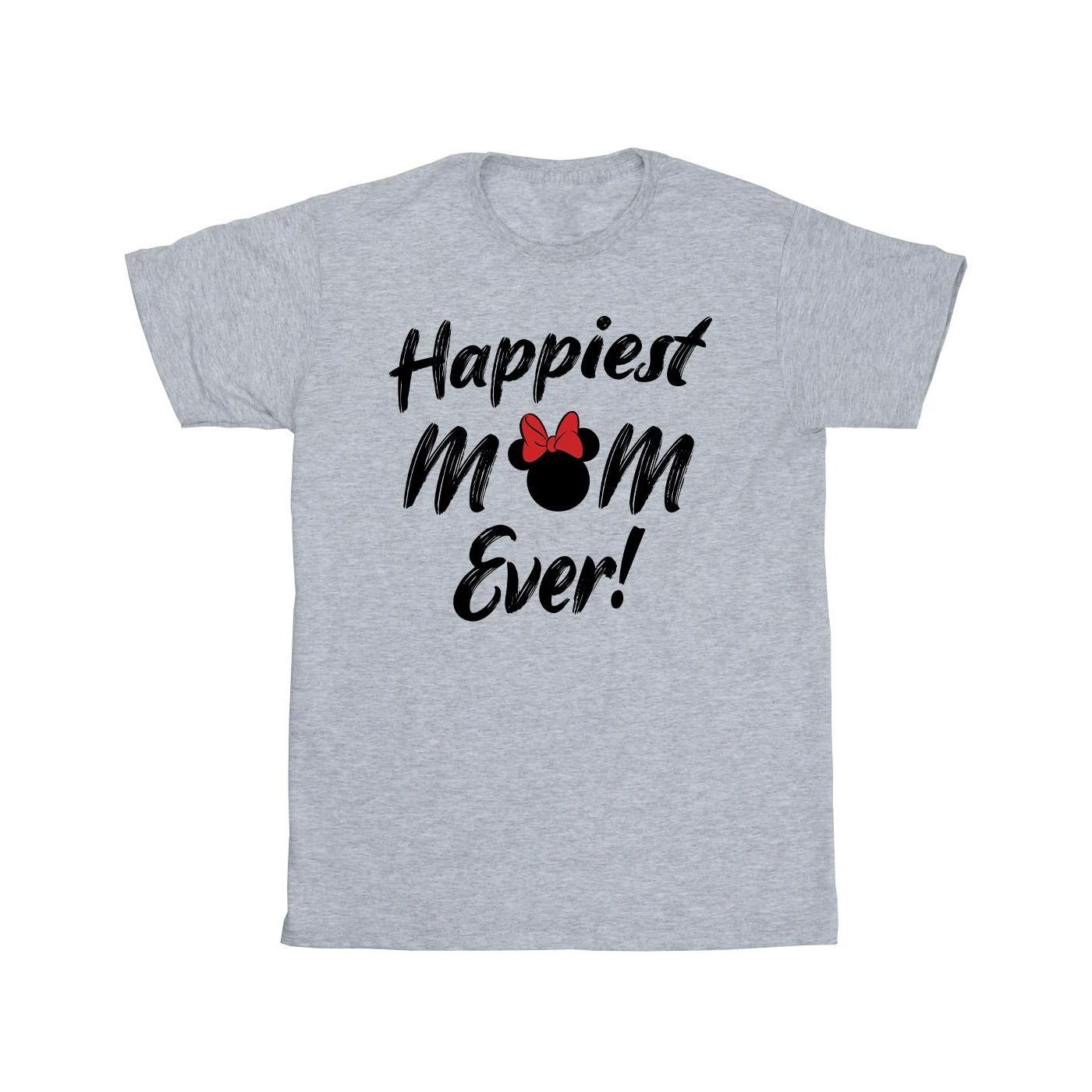 Disney  Minnie Mouse Happiest Mom Ever TShirt 