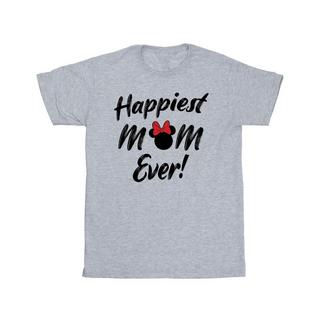 Disney  Minnie Mouse Happiest Mom Ever TShirt 