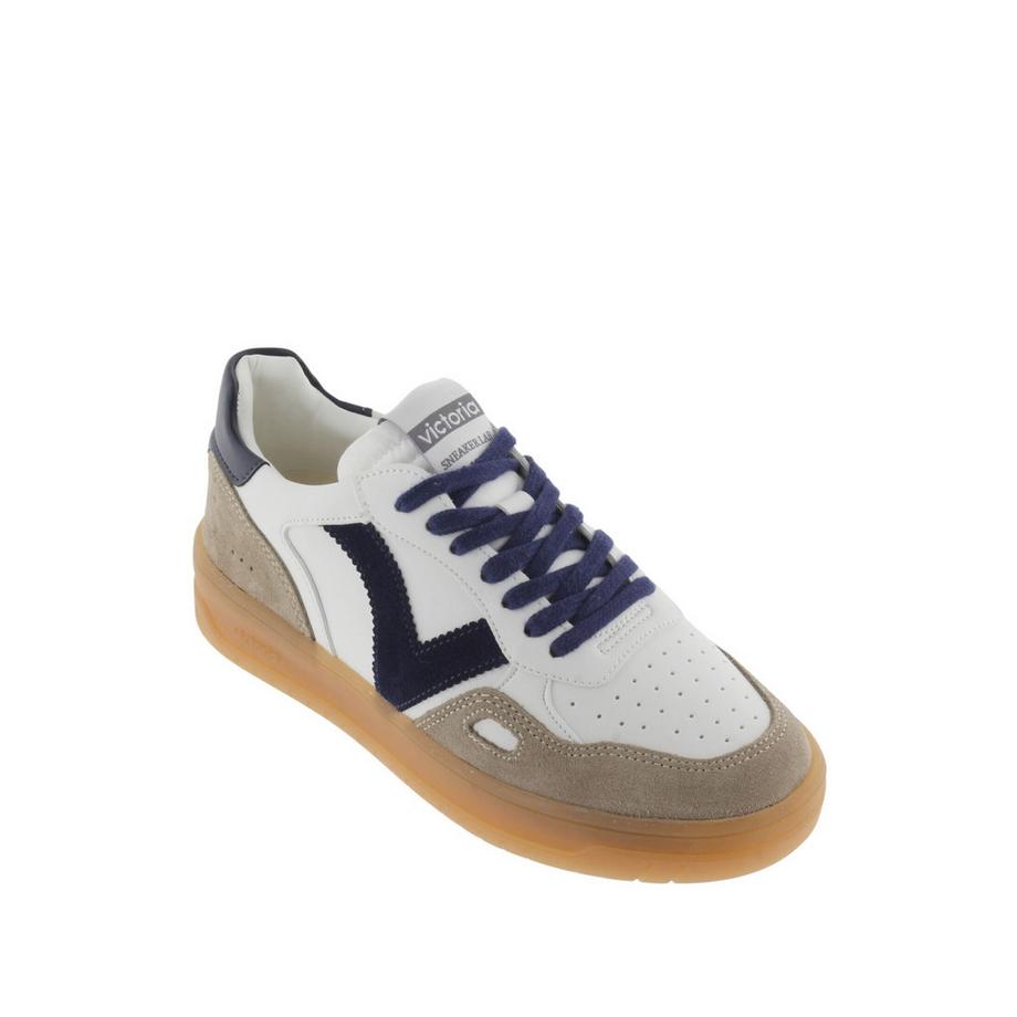 Victoria Baskets effet cuir et daim  