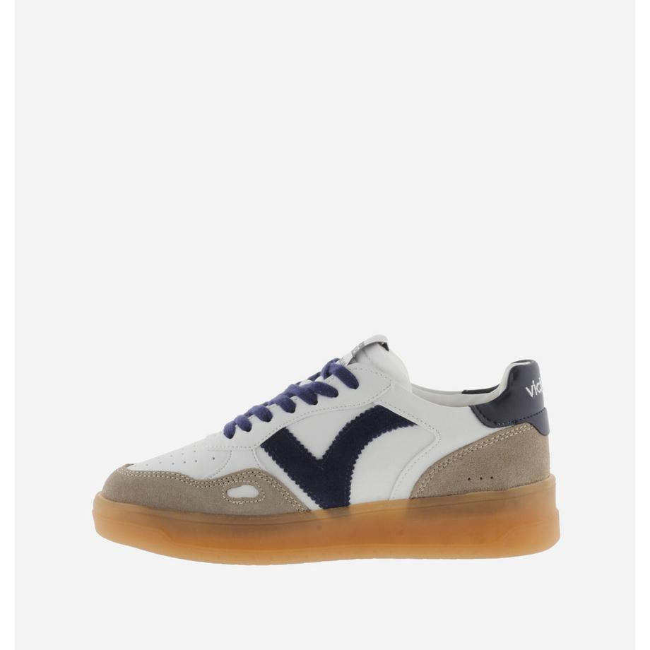 Victoria Baskets effet cuir et daim  