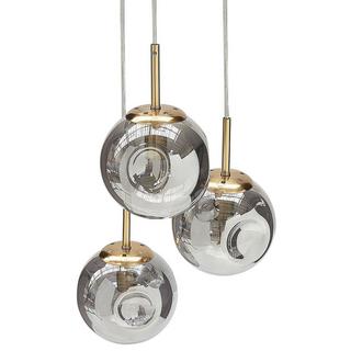 Beliani Lampe suspension en Verre Moderne RALFES  