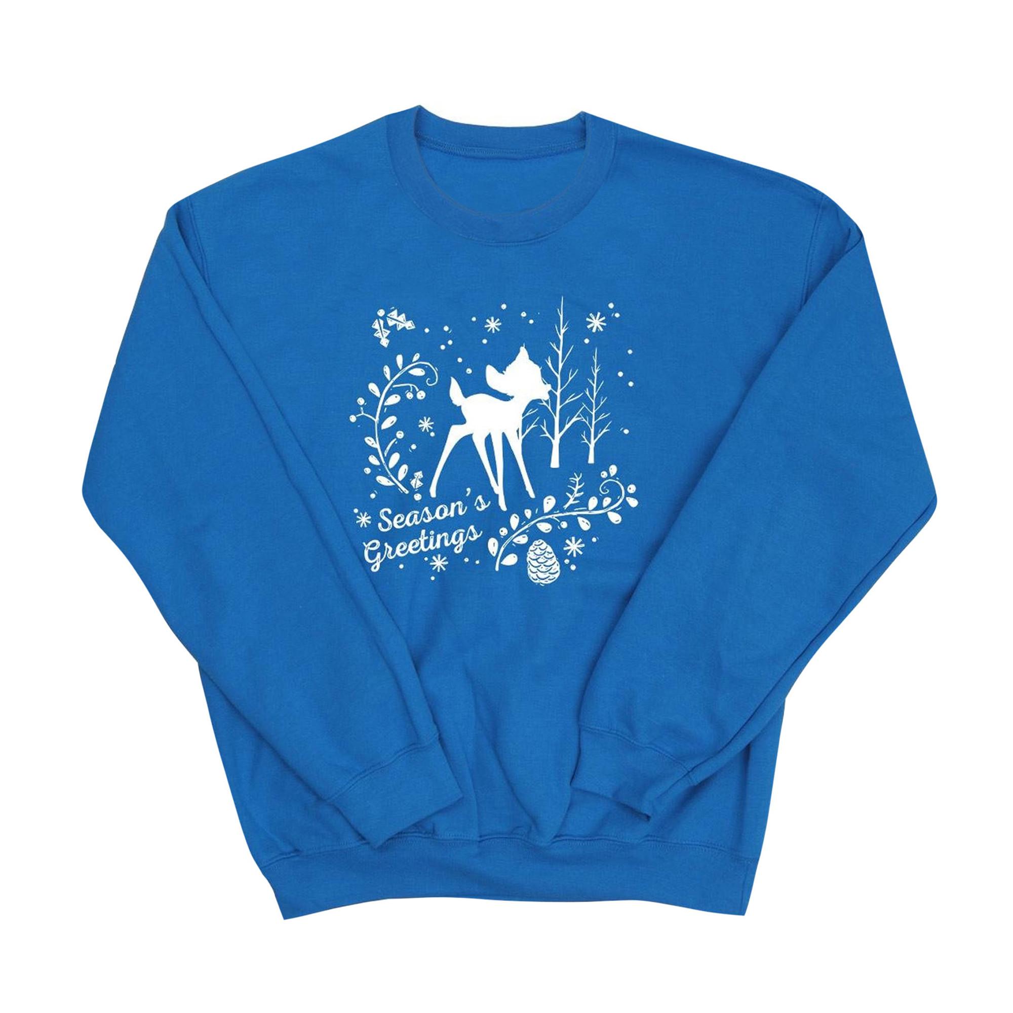 Disney  Bambi Christmas Greetings Sweatshirt 