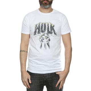 MARVEL T-Shirt Stampa Grafica Pugno di Hulk  